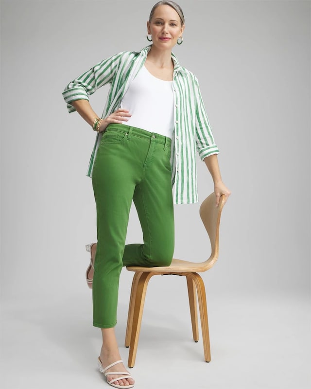 Girlfriend Cropped Jeans - image 2